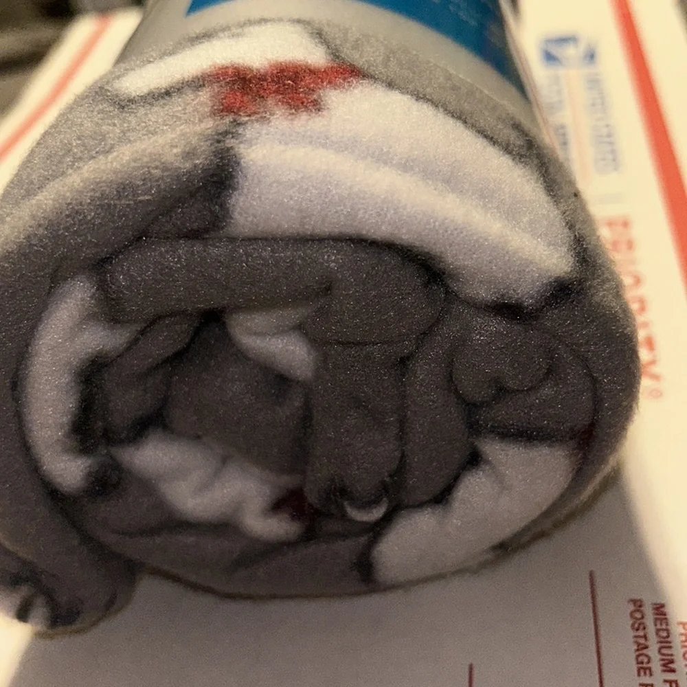 Dog house blanket new fleece throw pet lover paw